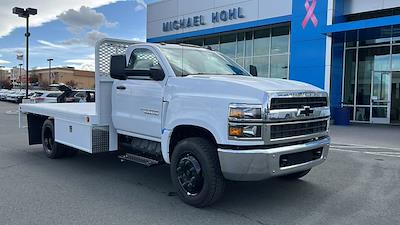 2023 Chevrolet Silverado 5500 Regular Cab DRW RWD, Scelzi WFB Flatbed Truck for sale #FCC23914 - photo 1