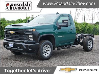 New 2025 Chevrolet Silverado 3500 Work Truck Regular Cab 4WD 55 CA Cab Chassis for sale #51824 - photo 1