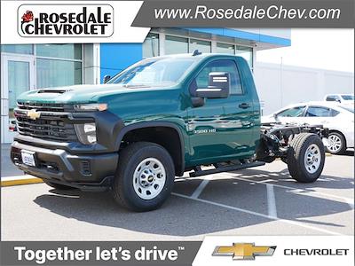 New 2025 Chevrolet Silverado 3500 Work Truck Regular Cab 4WD 55 CA Cab Chassis for sale #51825 - photo 1