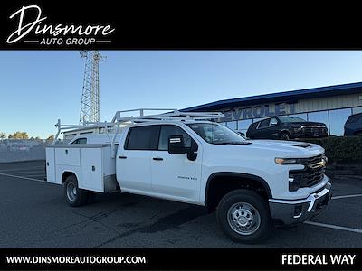 New 2025 Chevrolet Silverado 3500 Crew Cab 4WD Harbor HT108-2341A 9' Service Truck for sale #J25572 - photo 1
