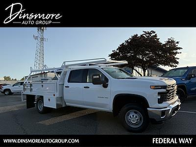 New 2025 Chevrolet Silverado 3500 Crew Cab 4WD 10' Scelzi Contractor Truck for sale #J26036 - photo 1
