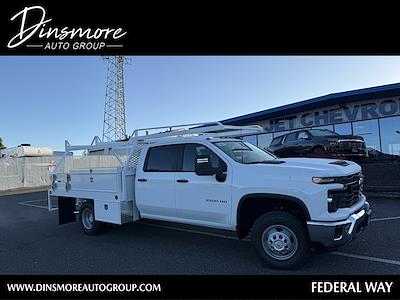 New 2025 Chevrolet Silverado 3500 Crew Cab 4WD 10' Scelzi Contractor Truck for sale #J26037 - photo 1