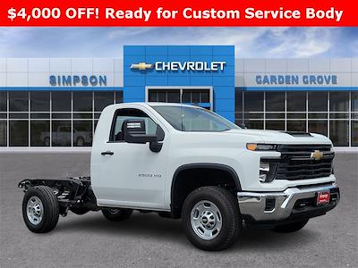 New 2024 Chevrolet Silverado 2500 Work Truck Regular Cab 55 CA Cab Chassis for sale #F321787 - photo 1