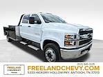 New 2024 Chevrolet Silverado 5500 Work Truck Crew Cab 11' 4" CM Truck Beds Steel Flatbed Truck with Gooseneck Hitch for sale #RH634594 - photo 3