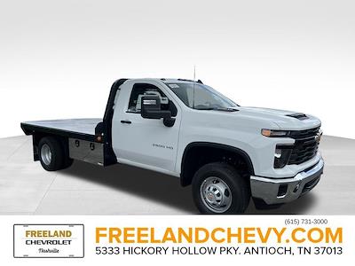 2025 Chevrolet Silverado 3500 Regular Cab 4x4 Blue Ridge Manufacturing Flatbed Truck for sale #SF307086 - photo 1