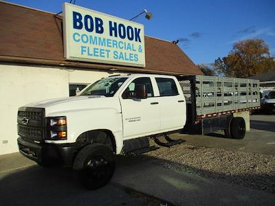 2022 Chevrolet Silverado 5500 Crew Cab DRW 4x4, Stake Bed for sale #12323T - photo 1