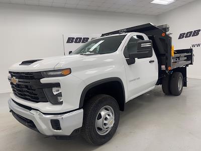 New 2025 Chevrolet Silverado 3500 Regular Cab 4x4 9' Crysteel Steel Dump Truck for sale #250584 - photo 1