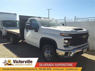 2024 Chevrolet Silverado 3500 Regular Cab 4x2, Morgan Truck Body Prostake Platform Body Flatbed Truck for sale #F242590 - photo 1