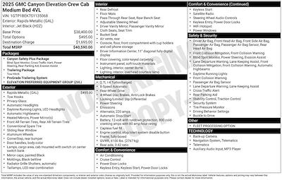 Used 2025 GMC Canyon - photo 1