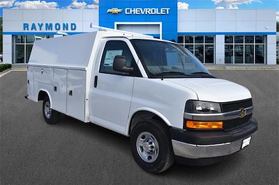 New 2024 Chevrolet Express 3500 Work Van Regular Cab RWD 11' Reading Service Utility Van for sale #46469 - photo 1