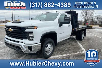 New 2025 Chevrolet Silverado 3500 Work Truck Regular Cab RWD Knapheide Flatbed Truck for sale #250877 - photo 1