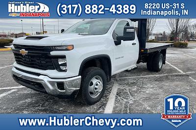 New 2025 Chevrolet Silverado 3500 Work Truck Regular Cab 4WD Knapheide Flatbed Truck for sale #250878 - photo 1