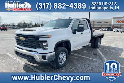 New 2025 Chevrolet Silverado 3500 Work Truck Crew Cab 4WD Knapheide Flatbed Truck for sale #251054 - photo 1