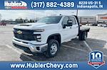 New 2025 Chevrolet Silverado 3500 Work Truck Crew Cab 4WD Knapheide Flatbed Truck for sale #251054 - photo 1