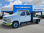 New 2024 Chevrolet Silverado 5500 Work Truck Crew Cab Flatbed Truck for sale #M683451 - photo 1