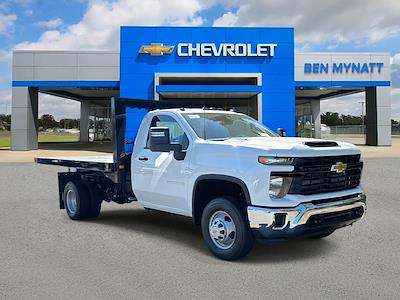 New 2025 Chevrolet Silverado 3500 Work Truck Regular Cab 4WD 12' 5" Knapheide Steel Flatbed Truck for sale #T314114 - photo 1