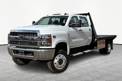 2024 Chevrolet Silverado 5500 Crew Cab DRW 4x4, Blue Ridge Manufacturing Mustang Flatbed Truck for sale #Y24701 - photo 1