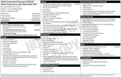 2026 Chevrolet Silverado 2500 Crew Cab 4WD Pickup for sale #FK21281 - photo 2