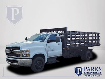 2023 Chevrolet Silverado 6500 Regular Cab DRW 4x2, Knapheide Value-Master X Stake Bed for sale #FK6745 - photo 1