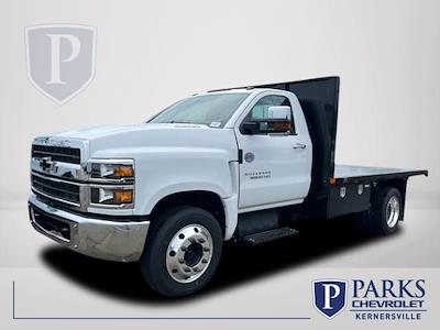 2024 Chevrolet Silverado 5500 Regular Cab DRW 4x2, PJ's Truck Bodies Platform Body Flatbed Truck for sale #FK6779 - photo 1