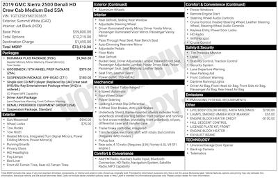 2019 GMC Sierra 2500 Crew Cab SRW 4WD Pickup for sale #2431434A - photo 1