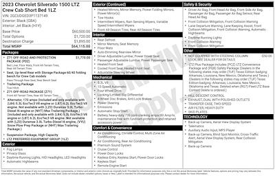 2023 Chevrolet Silverado 1500 Crew Cab 4WD Pickup for sale #24559 - photo 1