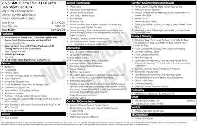 2025 GMC Sierra 1500 Crew Cab 4WD Pickup for sale #2531071A - photo 1