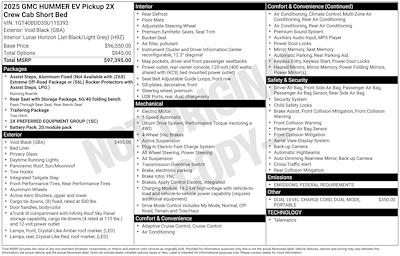 Used 2025 GMC Hummer EV Pickup 2X Crew Cab 4WD Pickup for sale #2531185A - photo 2