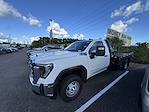 New 2025 GMC Sierra 3500 Pro Regular Cab 4WD 11' 4" Hillsboro Steel Flatbed Truck with Gooseneck Hitch for sale #2531199 - photo 1