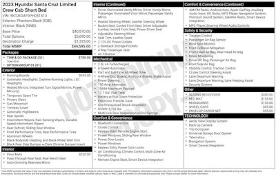 Used 2023 Hyundai Santa Cruz - photo 1