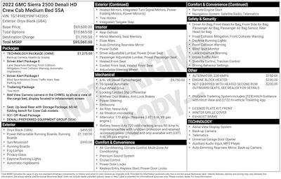 Used 2022 GMC Sierra 2500 Denali Crew Cab for sale #263675A - photo 1