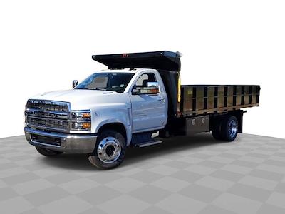 2022 Chevrolet Silverado 6500 Regular Cab DRW 4x2, PJ's Platform Body Flatbed Truck for sale #220017 - photo 1