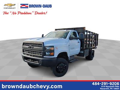 New 2024 Chevrolet Silverado 5500 Work Truck Regular Cab 4WD Stake Bed for sale #58497 - photo 1