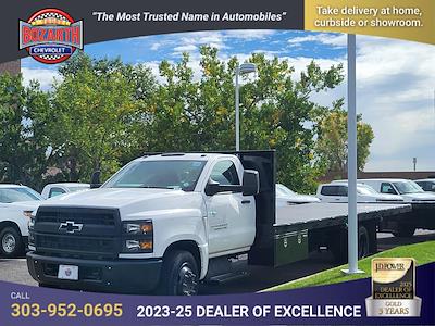 2023 Chevrolet Silverado 6500 Regular Cab DRW RWD Vogel Sales Inc. Flatbed Truck for sale #23T1144 - photo 1