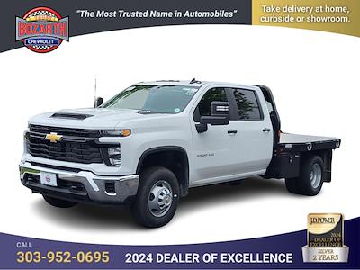 New 2025 Chevrolet Silverado 3500 Work Truck Crew Cab 4WD Flatbed Truck for sale #25T978 - photo 1