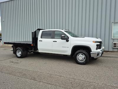 New 2024 Chevrolet Silverado 3500 Work Truck Crew Cab 4x4 Flatbed Truck for sale #FCHR1017 - photo 1