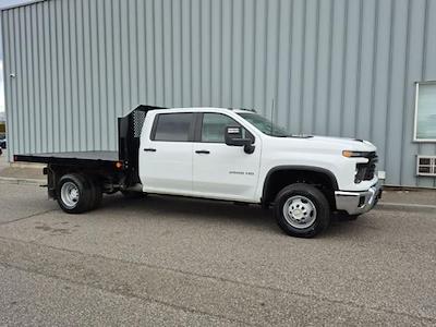 New 2024 Chevrolet Silverado 3500 Crew Cab Steel Flatbed Truck for sale #FCHR1017 - photo 1