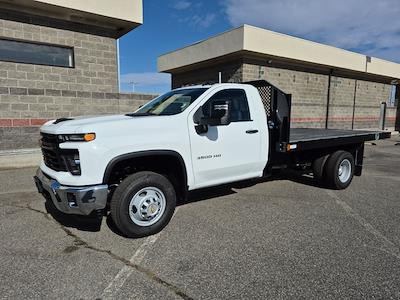 New 2025 Chevrolet Silverado 3500 Work Truck Regular Cab 4WD Flatbed Truck for sale #FCHS828 - photo 1