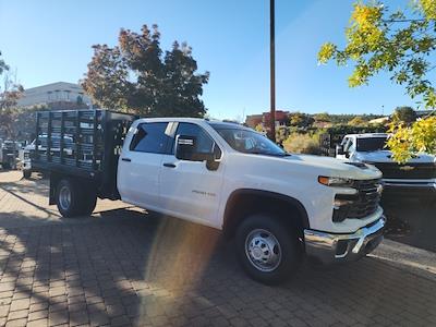 New 2024 Chevrolet Silverado 3500 Work Truck Crew Cab 4x2 9' Reading Stake Bed for sale #C441763 - photo 1