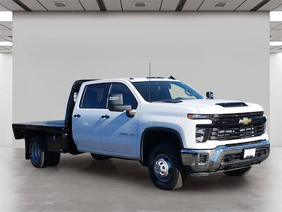 New 2025 Chevrolet Silverado 3500 Work Truck Crew Cab 4x4 9' 6" Knapheide Flatbed Truck for sale #29096 - photo 1