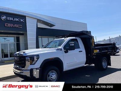 New 2025 GMC Sierra 3500 Regular Cab 4WD 9' Crysteel Steel Dump Truck for sale #BSN3168 - photo 1