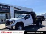 New 2025 GMC Sierra 3500 Regular Cab 4WD 9' Crysteel Steel Dump Truck for sale #BSN3168 - photo 1