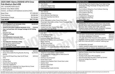 2025 GMC Sierra 2500 Crew Cab 4WD Pickup for sale #BSU4159 - photo 1