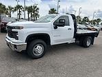 New 2025 Chevrolet Silverado 3500 Work Truck Regular Cab 4WD 9' 6" Knapheide Steel Flatbed Truck with Gooseneck Hitch for sale #25C971 - photo 12