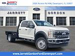 New 2025 Ford F-450 XL Crew Cab 4WD 9' 6" Knapheide Steel Flatbed Truck with Gooseneck Hitch for sale #48867 - photo 1