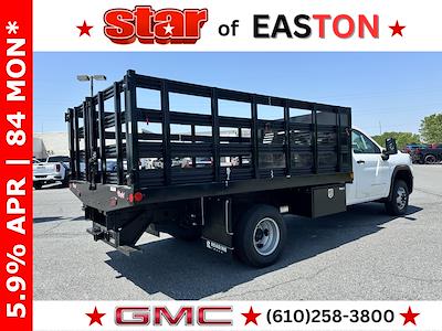 New 2025 GMC Sierra 3500 Pro Regular Cab 12' 4" Rugby Steel Flatbed Truck for sale #150653 - photo 2
