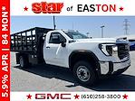New 2025 GMC Sierra 3500 Pro Regular Cab 12' 4" Rugby Steel Flatbed Truck for sale #150653 - photo 1