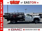 New 2025 GMC Sierra 3500 Pro Regular Cab 12' 4" Rugby Steel Flatbed Truck for sale #150653 - photo 4