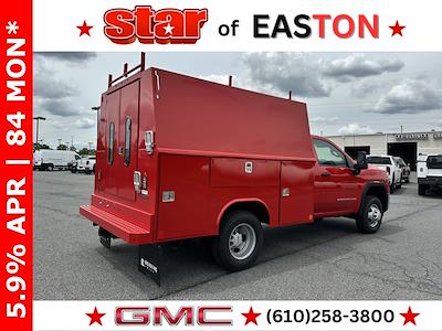New 2025 GMC Sierra 3500 Regular Cab 4x4 Reading ALTPB60-108 Tapered Panel Body 9' Service Truck for sale #150654 - photo 2