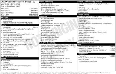 Used 2023 Cadillac Escalade - photo 1